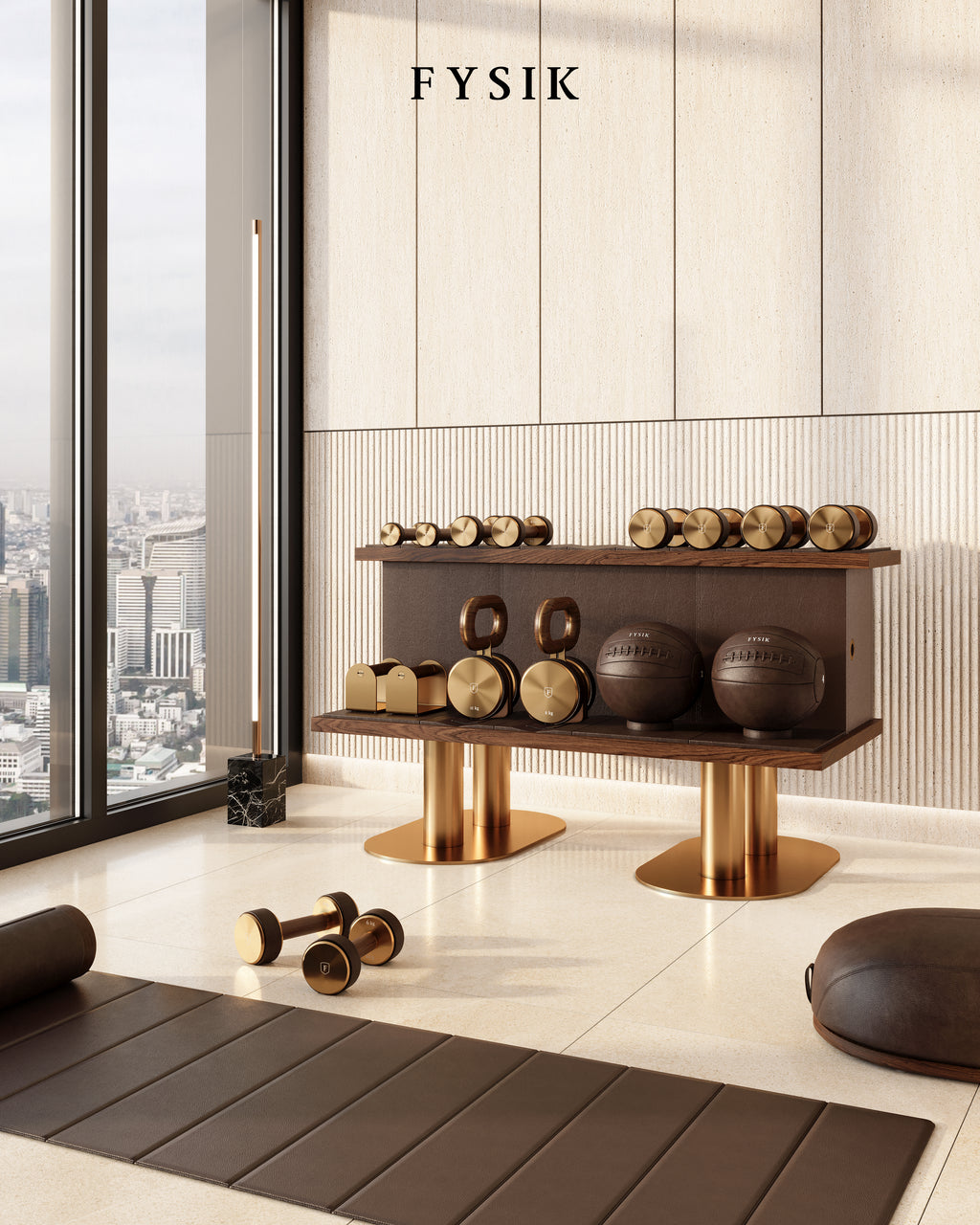 FYSIK Multi Rack — Two Tier — lifestyle setting