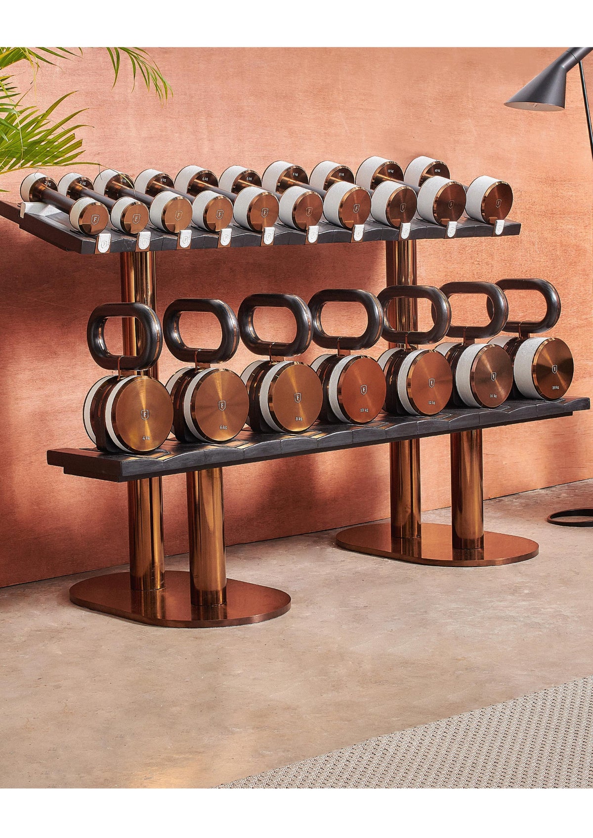FYSIK Combo Rack — Two Tier Luxury Home Gym Equipment