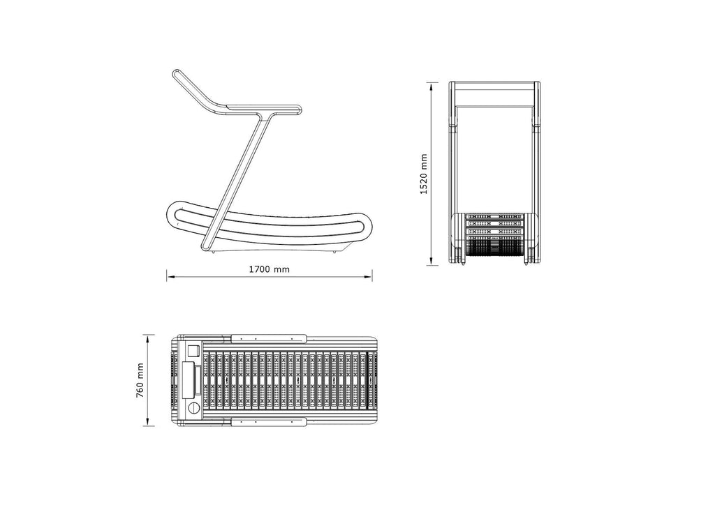 PENT IRENA™ Premium Curve Manual Treadmill