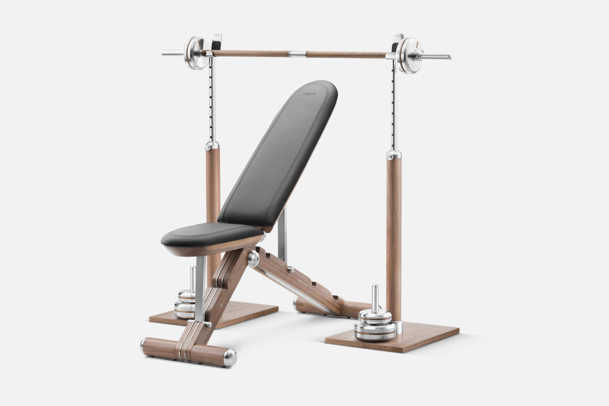 PENT BYSTRA SET™ Luxury Barbell & Weight Rack System