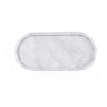 Sculpted Stone Oval Tray