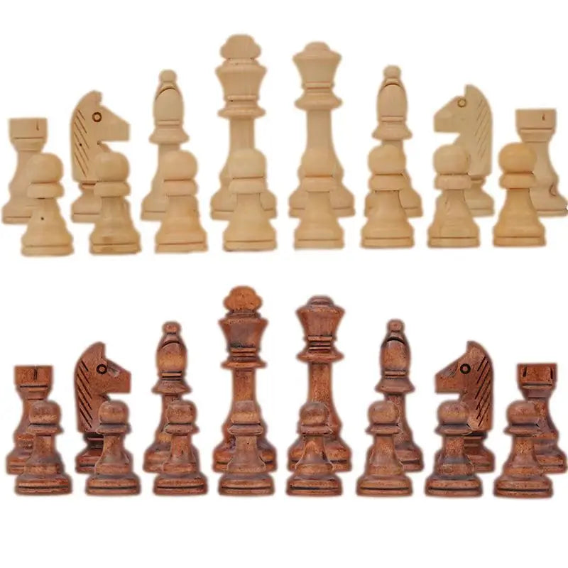 Classic Wooden Chess Set — 110 mm King.