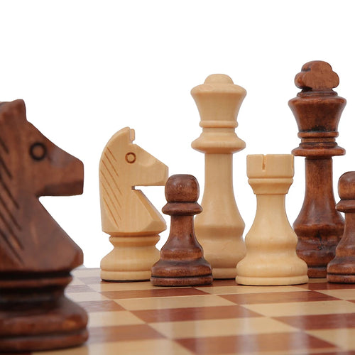 Classic Wooden Chess Set — 110 mm King.