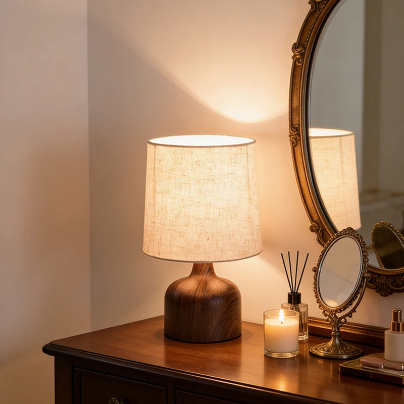 Nordic Linen Table Lamp