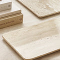 Siena Travertine Rectangle Tray