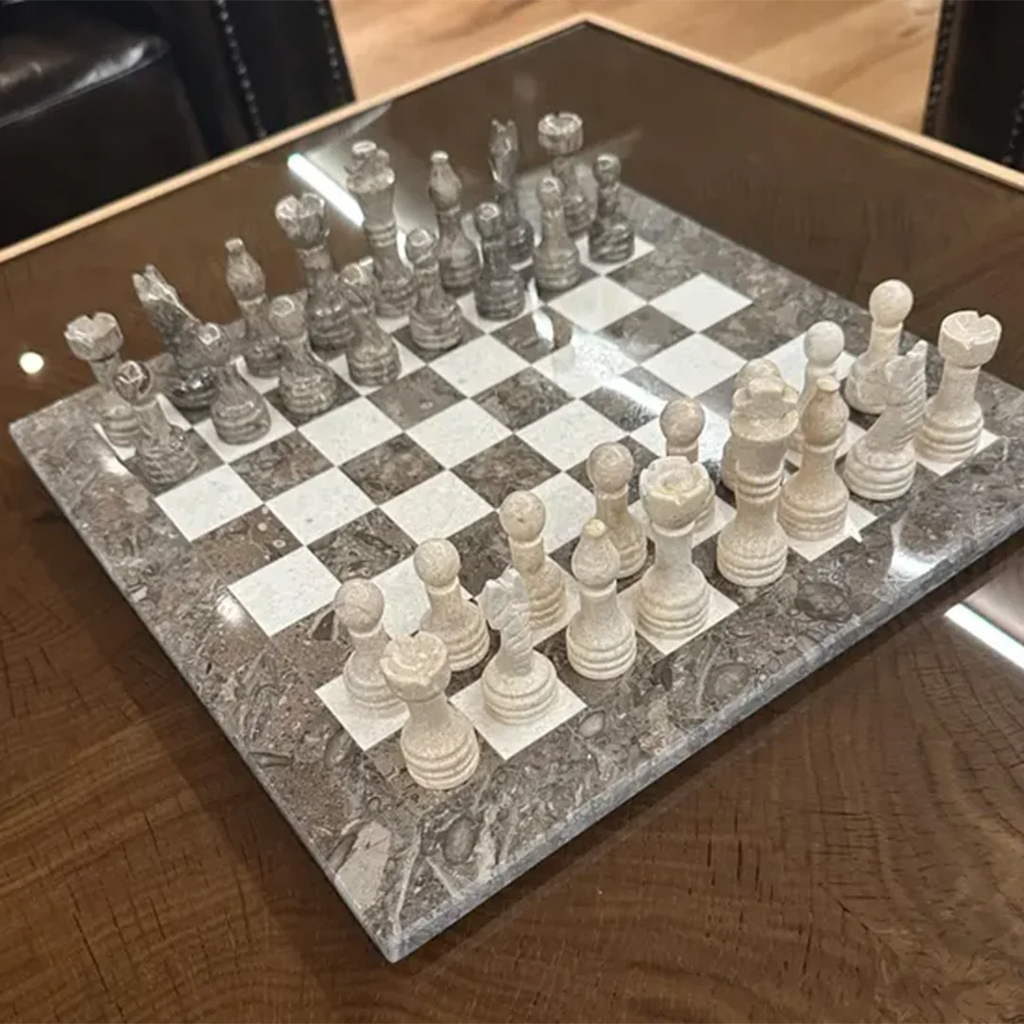 Green Onyx Marble Chess Set