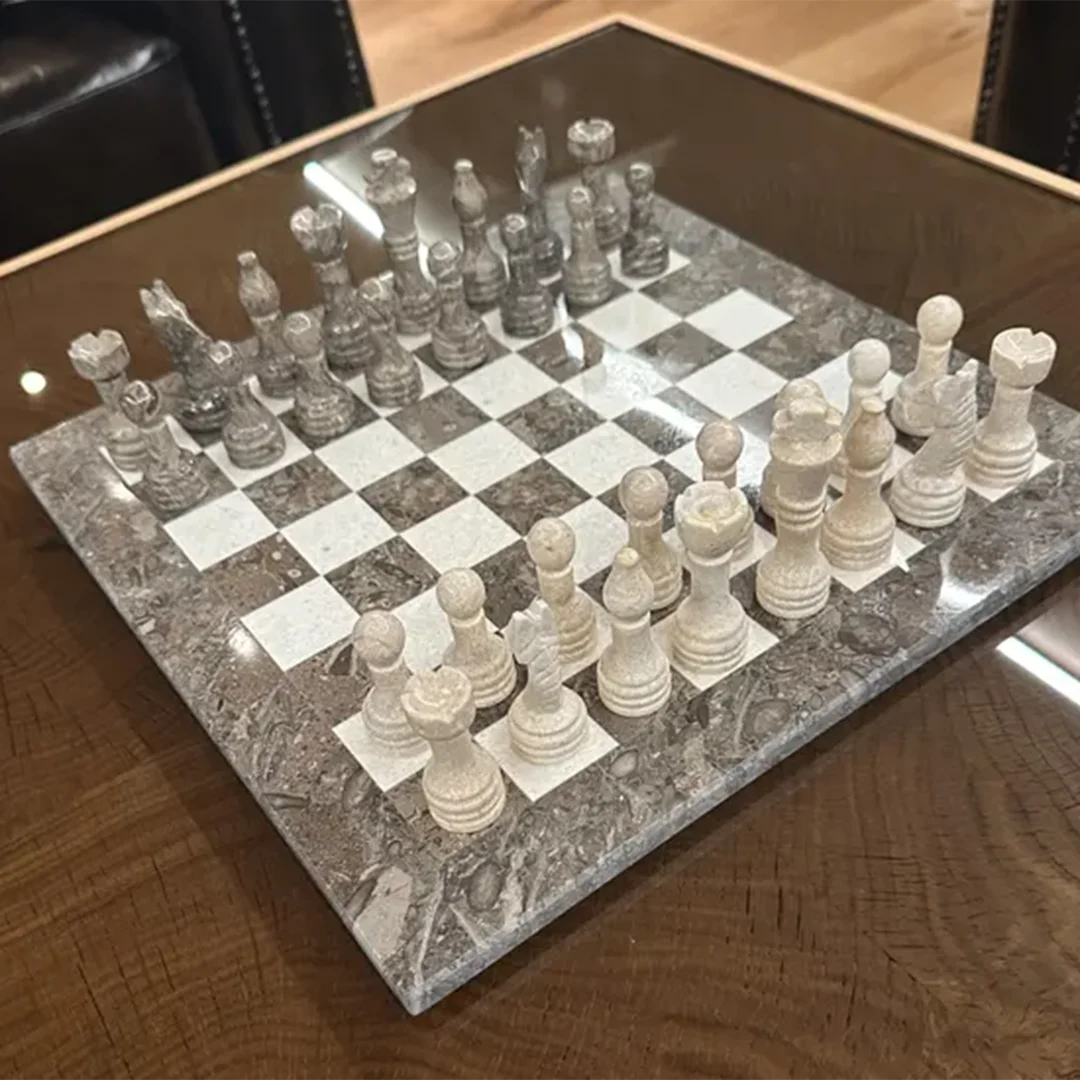 Green Onyx Marble Chess Set