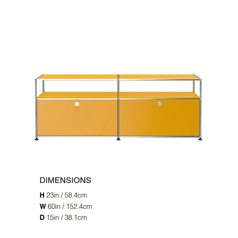 Modular Steel Media Console, 60 in, 12 Colours