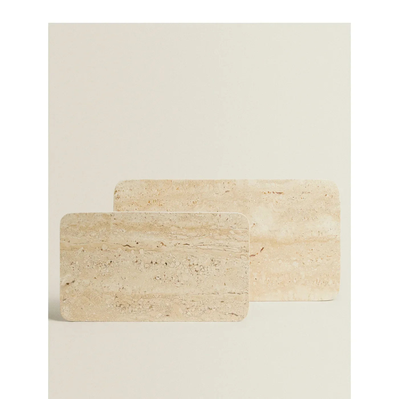 Siena Travertine Rectangle Tray
