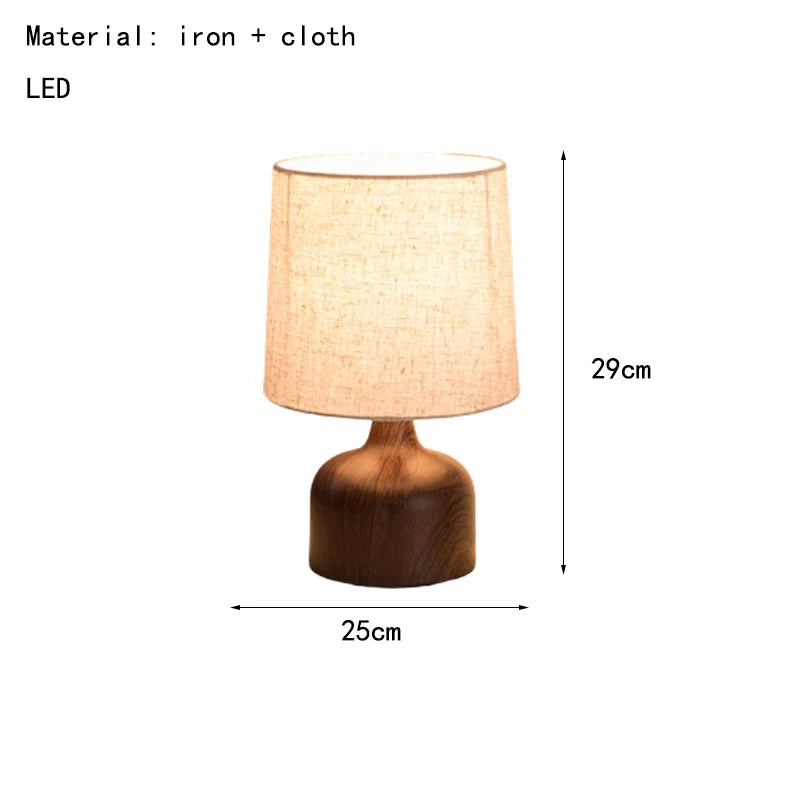 Nordic Linen Table Lamp
