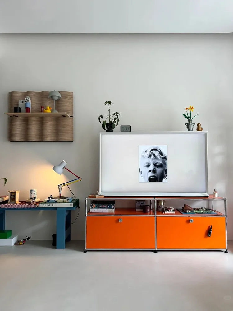 Modular Steel Media Console, 60 in, 12 Colours