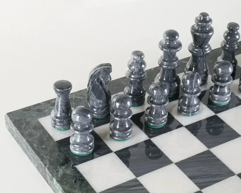 Carrara Marble Chess Set