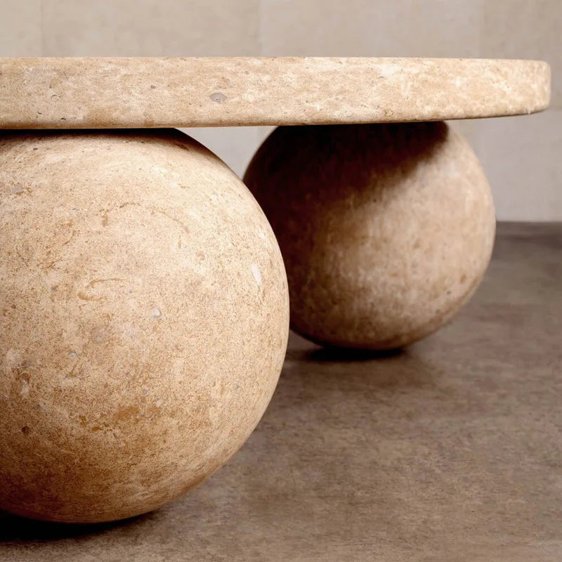 Travertine Marble Coffee Table