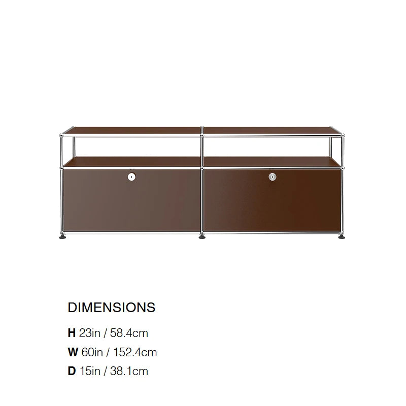 Modular Steel Media Console, 60 in, 12 Colours