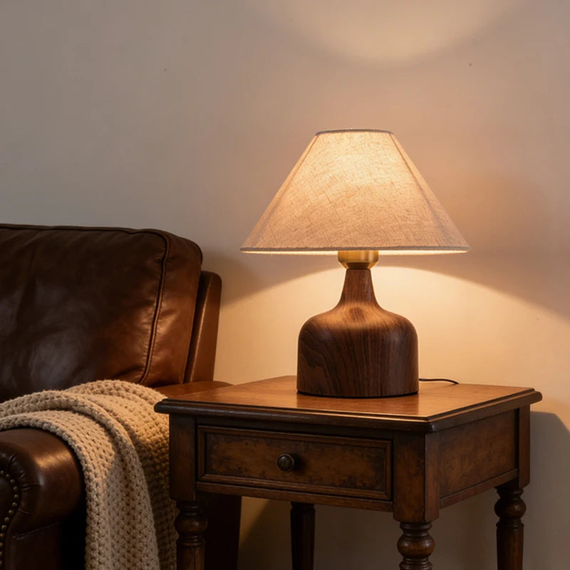 Nordic Linen Table Lamp