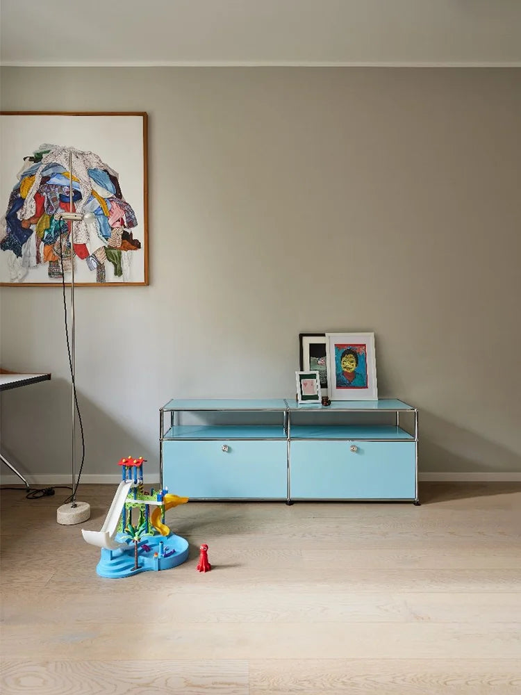 Modular Steel Media Console, 60 in, 12 Colours