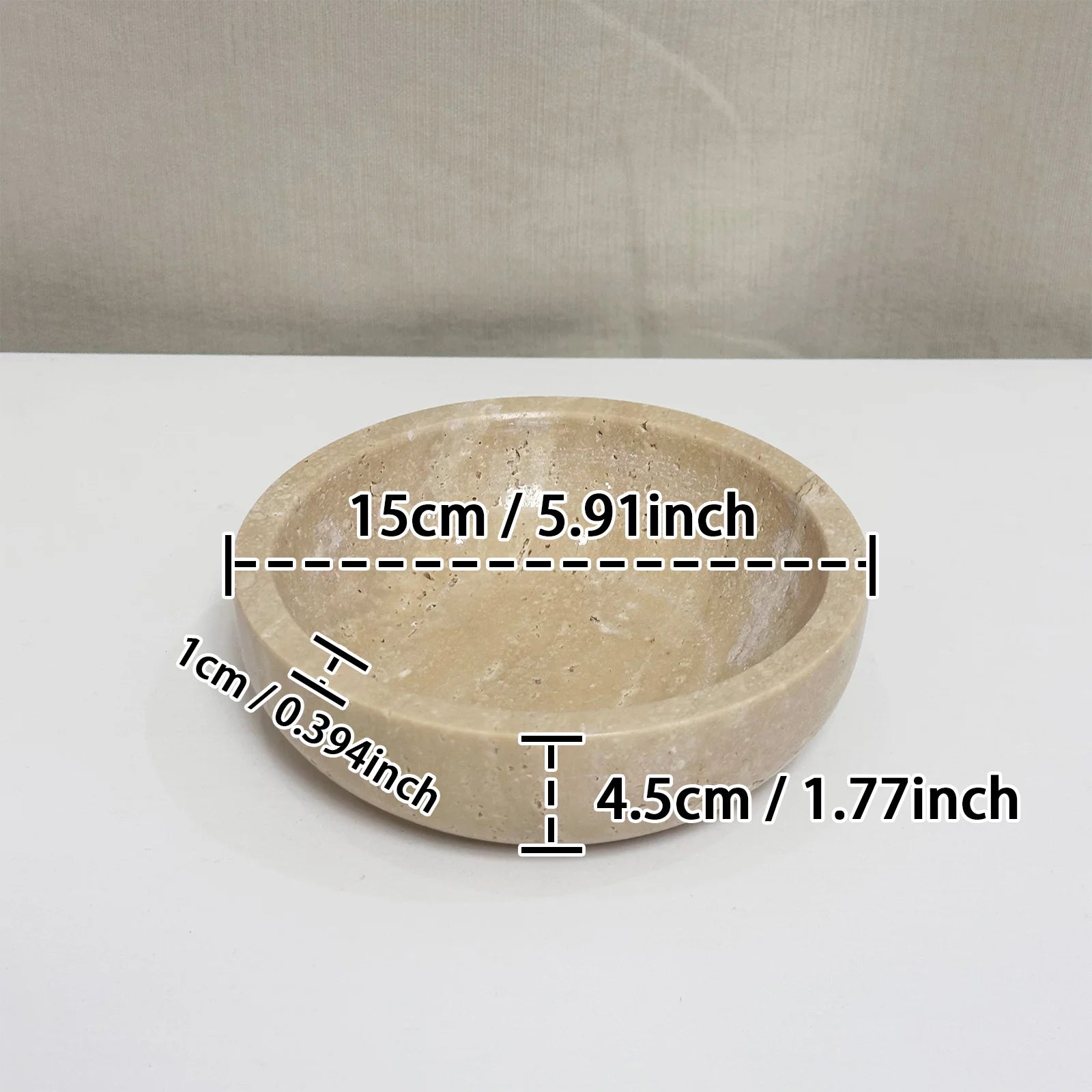 Travertine Decorative Bowl