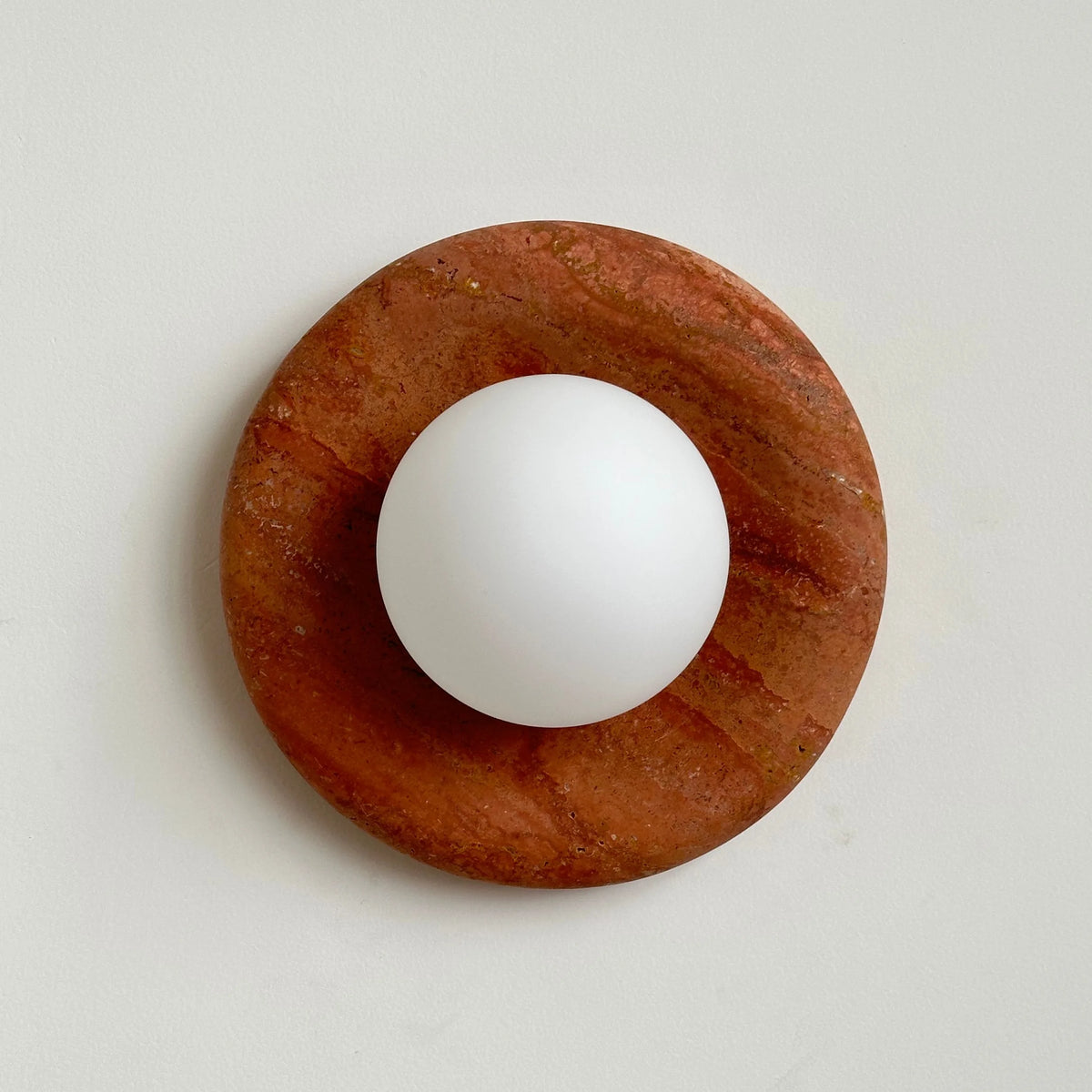 Wabi-Sabi Natural Stone Wall Sconce