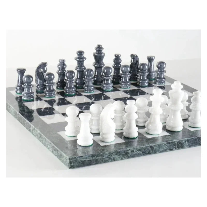 Carrara Marble Chess Set