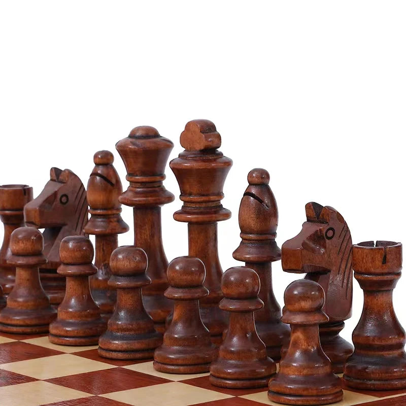 Classic Wooden Chess Set — 110 mm King.