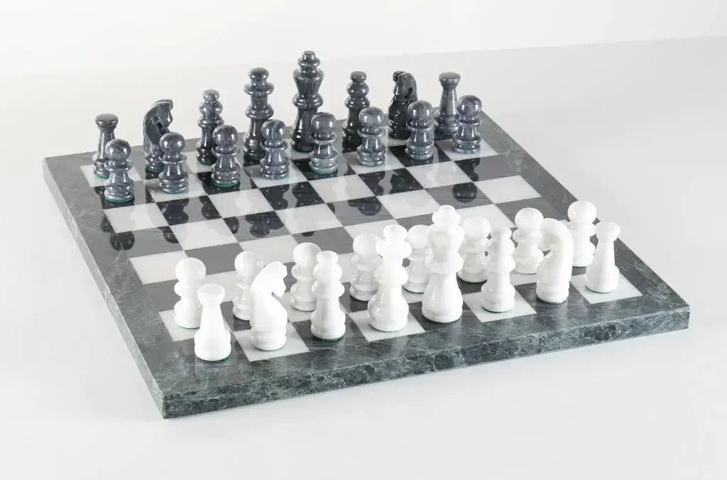 Carrara Marble Chess Set