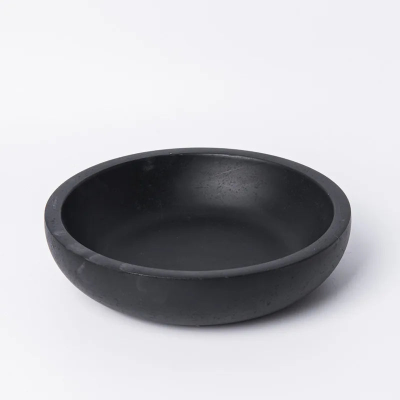 Sculpted Stone Catchall Bowl