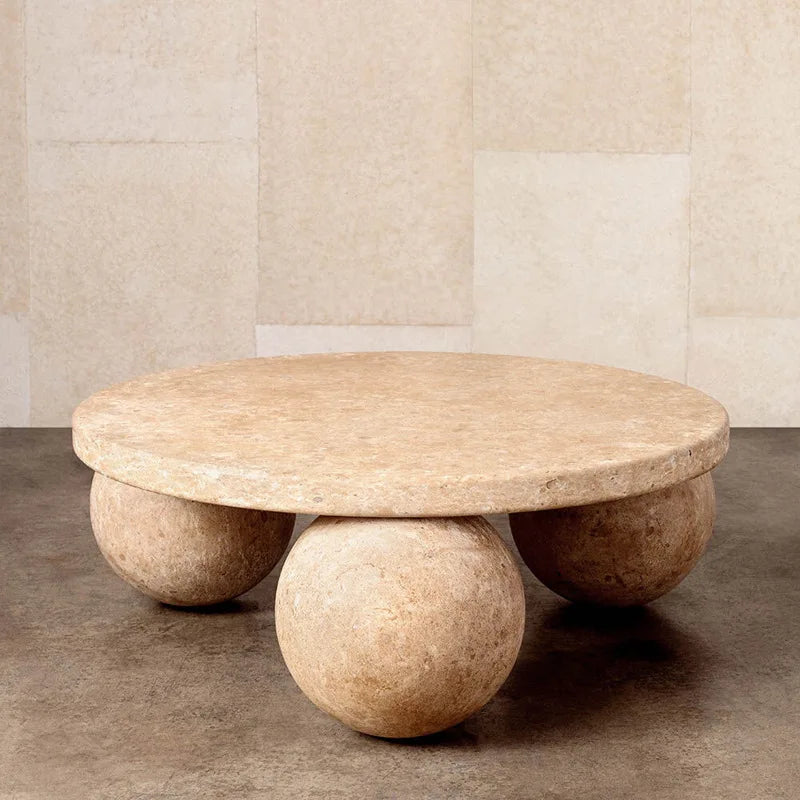 Travertine Marble Coffee Table