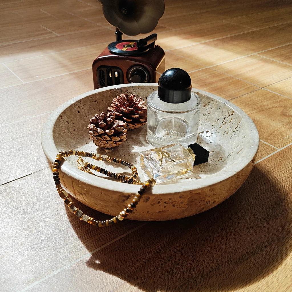 Travertine Decorative Bowl