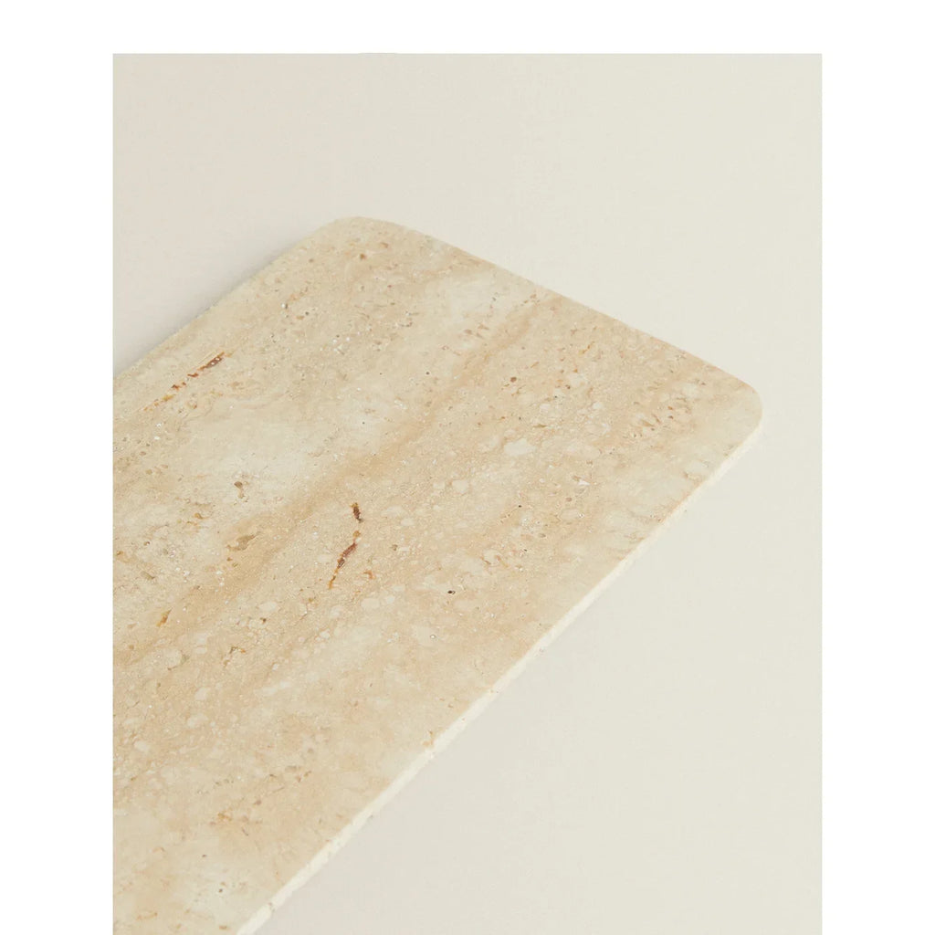 Siena Travertine Rectangle Tray