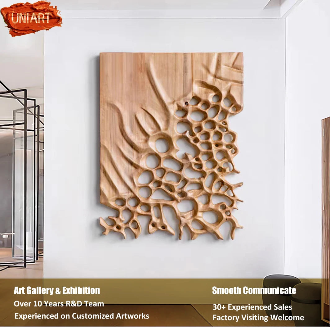 Terra Sculptural Wood Wall Art