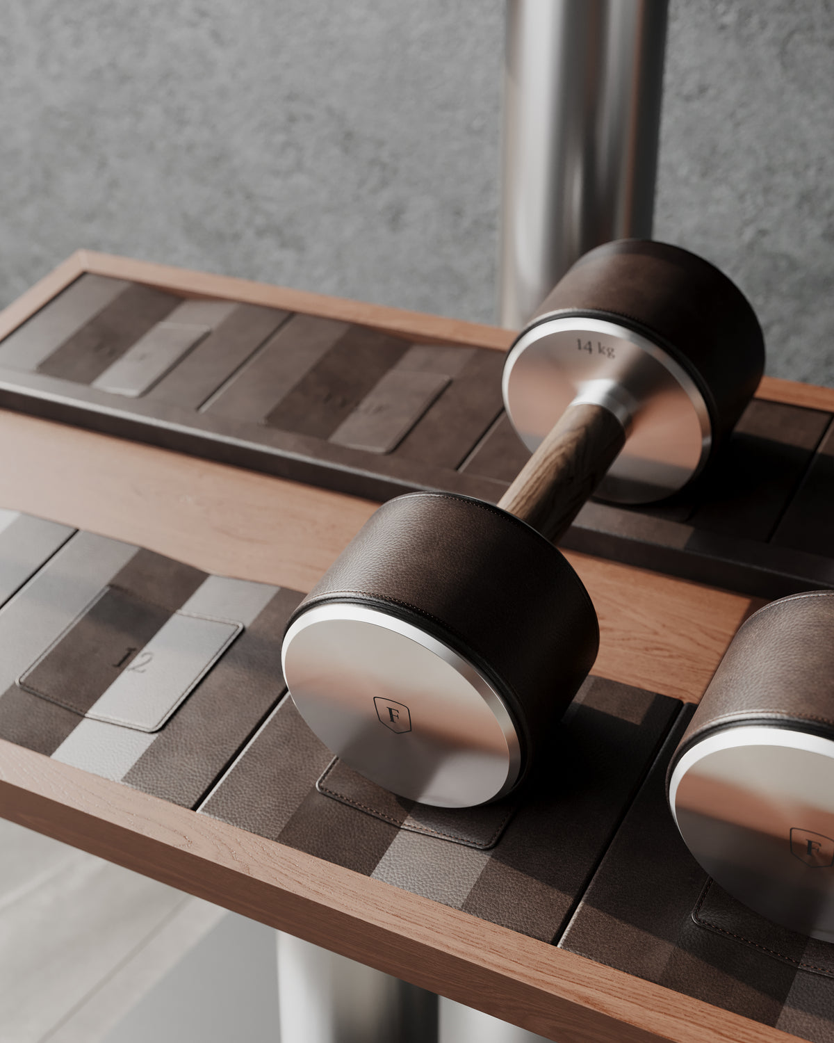 FYSIK Dumbbell Rack — Two Tier — detail